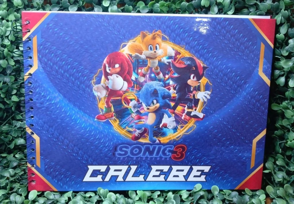 Caderno Brochura / Arame Personalizado