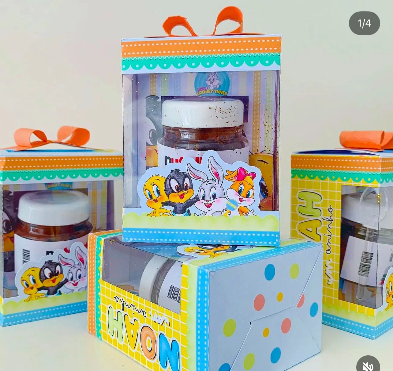 Caixa mini NUTELLA c/ vitrine