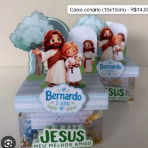 Caixas cenário de acetato